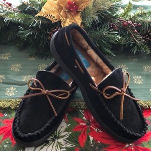 Jack Frost Men’s Leather Lined Slippers, NWOT